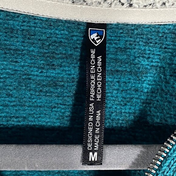 KUHL women’s Alfpaca Fleece Quarter Zip Pullover Sweater size M outdoor active - Picture 3 of 9